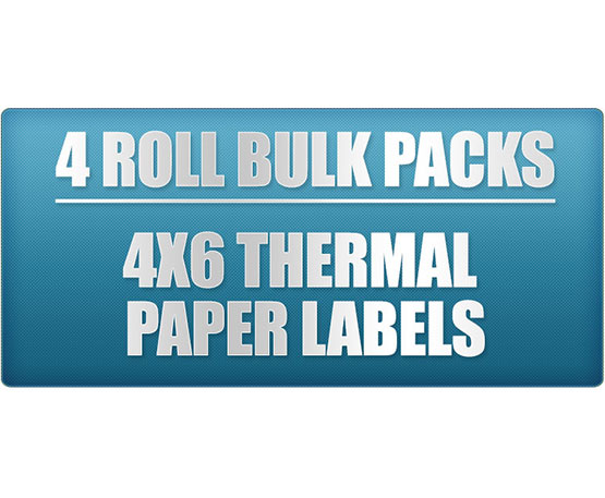 4 Rolls 4x6 Direct Thermal Shipping Labels 250 per roll 1000 labels 3 days shipp 