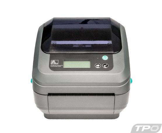 Zebra GX420D Thermal Label Printer GX-420D + Driver & Manual