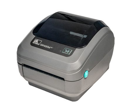 Zebra GK-420D Thermal Label Printer GK420D + Driver & Manual