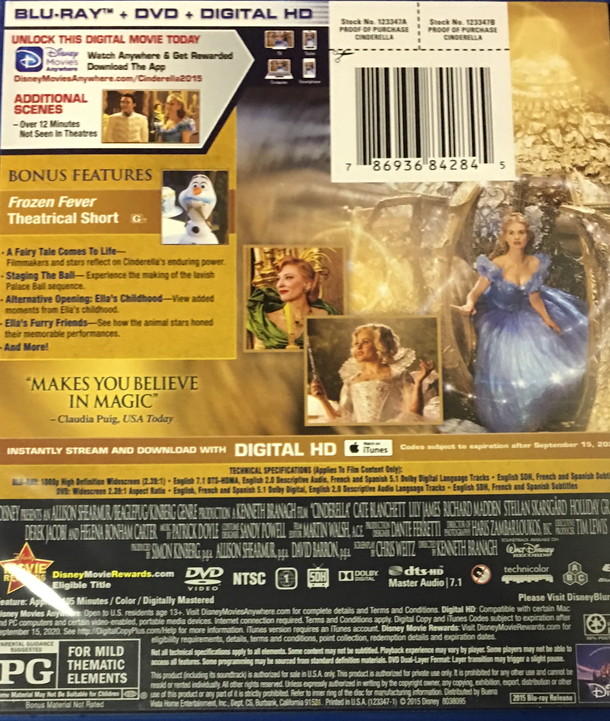 Cinderella DVD