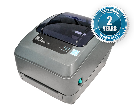 Zebra GK-420T Thermal Label Printer GK420T + Driver & Manual