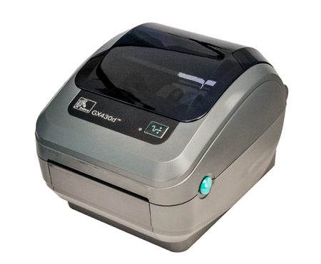 Zebra GX-430D Thermal Label Printer GX430D + Driver & Manual